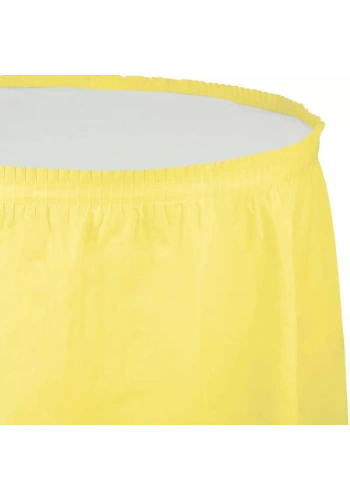 Kanarya Sarısı Masa Eteği 74 x 426 cm