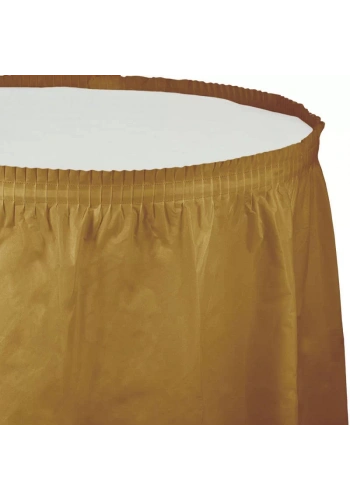 Altın Rengi Masa Eteği