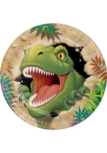 Dinozor Land Partisi 8 li Tabak