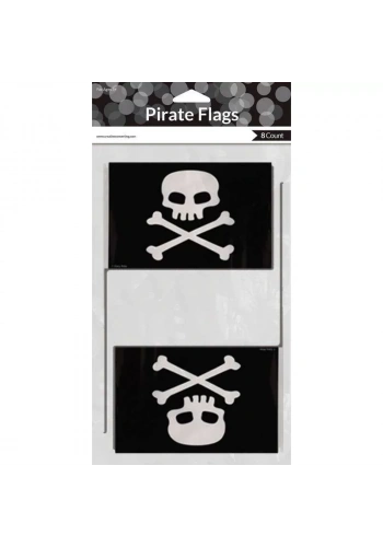 Korsan Bayrakları Dekor 8 Adet