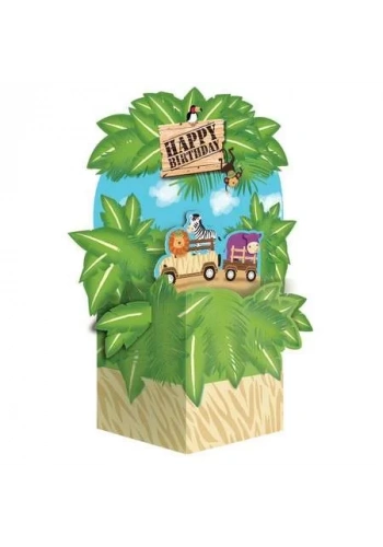 Safari Macerası Masa Orta Süsü