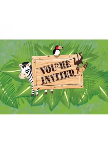 Safari Macerası 8 li Davetiye