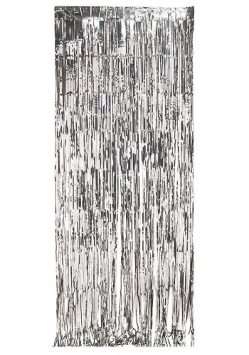 Kapı Perdesi Gümüş Renk 100 x220 cm