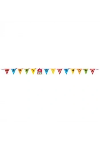 Çiftlik Evi Happy Birthday Bayrak Afişi