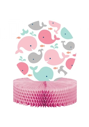 Sevimli Balina Pembe Masa Orta Süsü