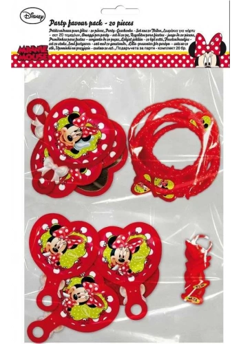 Minnie Mouse Süslü Kızlar Set 20 Adet