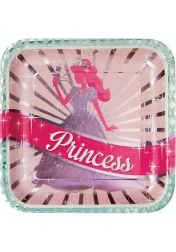 Prenses Partisi 8 li Büyük Tabak 25 cm