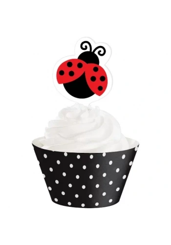 Uğur Böceği Partisi Cup Cake Süsü