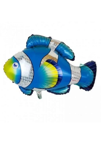 Mavi Balık Folyo Balon 71 x 90 cm