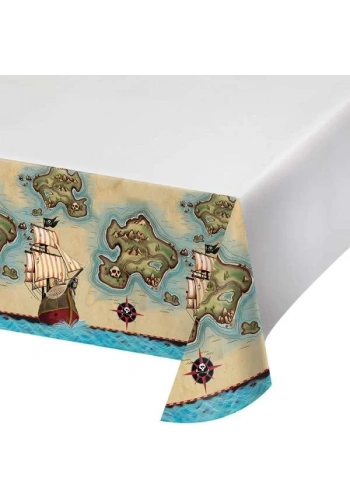 Korsan Haritası  Masa Örtüsü