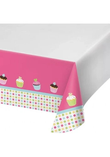 Tatlı Cupcake Masa Örtüsü