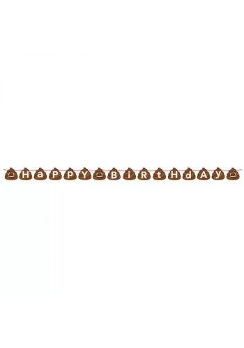 Gülen Kaka Partisi Happy Birthday Bayrak Afiş