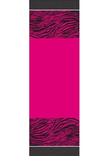 Pembe Zebra Butiği Masa Örtüsü
