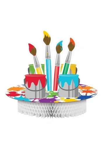 Renkli Boyama Partisi  Masa Orta Süsü