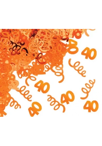 40 Yaş Konfeti 14 gr lık pakette