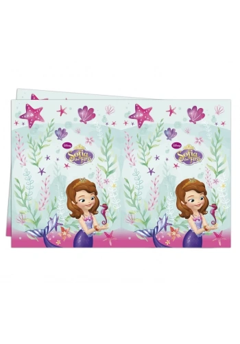 Prenses Sofia Deniz Kızı Plastik  Masa Örtüsü 120 x 180 cm