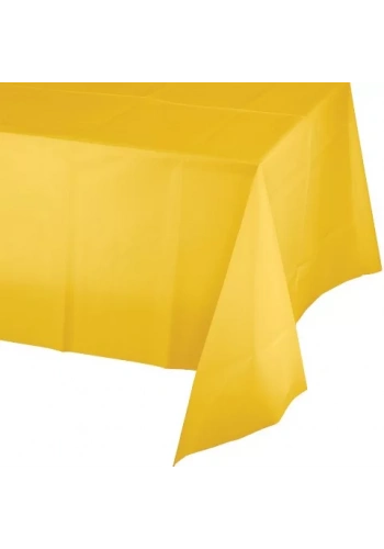Sarı Masa Örtüsü 274 cm X 137 cm ebadında
