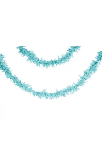 Bebek Mavi Pelür 7,65 mt. Uzunluğunda Asma Süs/Garlent