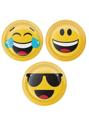 Gülen Yüz Partisi Pasta Tabağı  8 adet