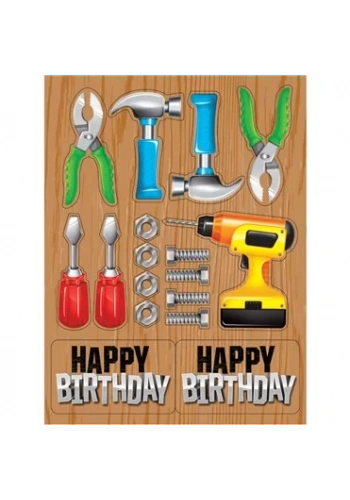 Tamirci Partisi Sticker 4 Adet