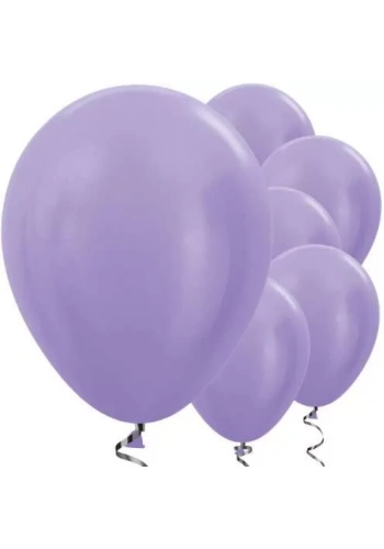 Lila metalik  10 lu Latex Balon