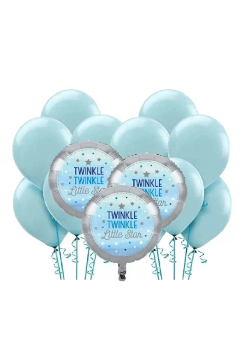 Little Star Mavi Balon Demeti 23 Adet