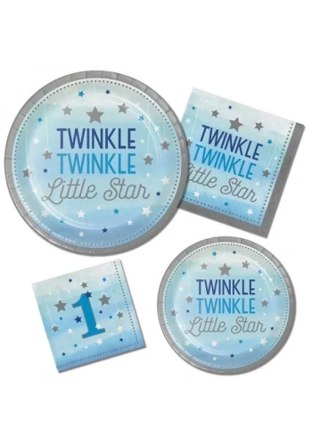 One Little Star Mavi 1Yaş Ekonomik Parti Seti