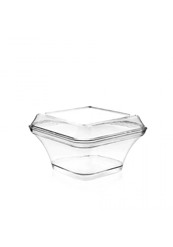 Asos Kare Kapaklı Sütlü Tatlı Kasesi 260 cc - 500 Adet