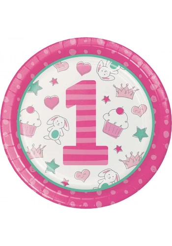 İlk Yaş Partim Kız 8 li Tabak