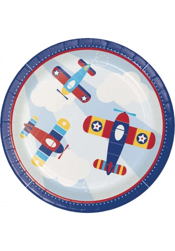 Uçaklar Partisi 8 li Tabak