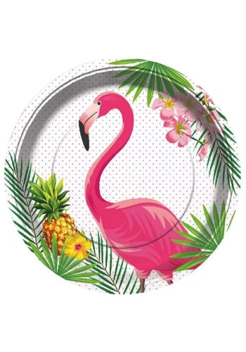 Flamingo Tabak 23 cm 8 Adet