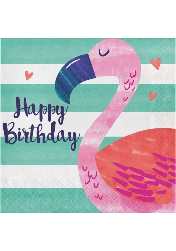 Ananas, Flamingo ve Arkadaşları 16 lı Peçete / Flamingo