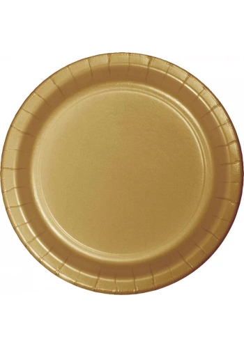 Altın Renk Tabak 8 Adet