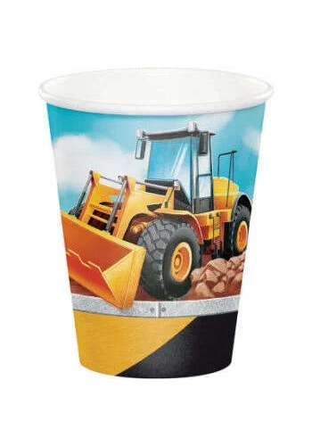 İnşaat Partisi Bardak 8 Adet