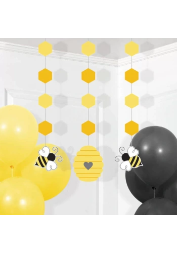 Bal Arısı 3 lü Asma Süs 91,40 cm