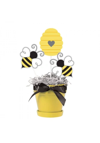 Bal Arısı Masa Orta Süsü Çubukları 3 Adet