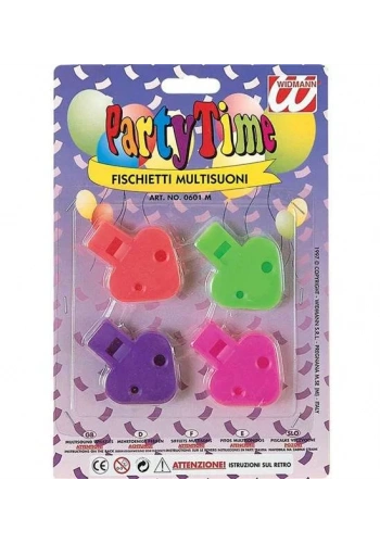 Parti Düdüğü Eğlencelik Hadiyelik Ürün 4 Adet