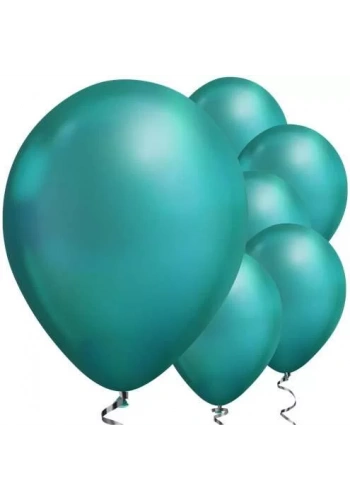Mirror Krom Balon Yeşil Renk 6 Adet