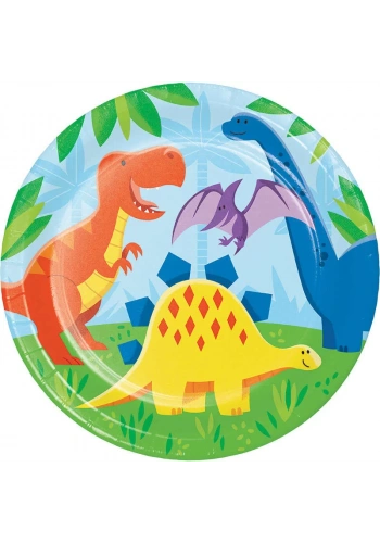 Dinozor ve Arkadaşları Tabak 8 Adet