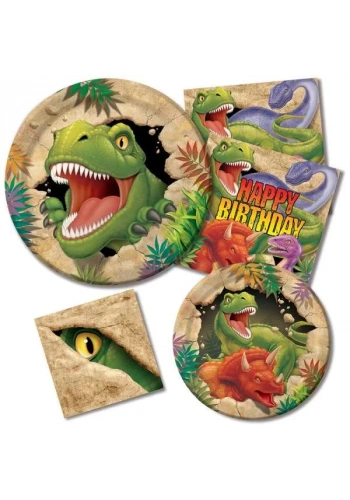 Dinozor Land Standart Parti Paketi 16 Kişilik