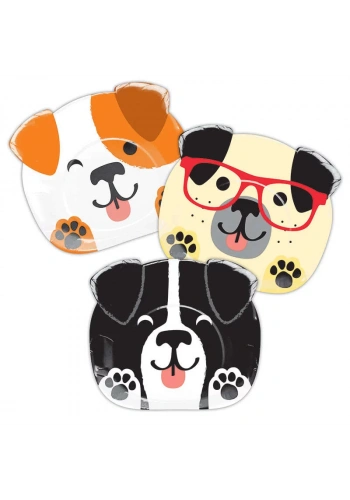 Dost Patiler Şekilli Tabak 8 Adet