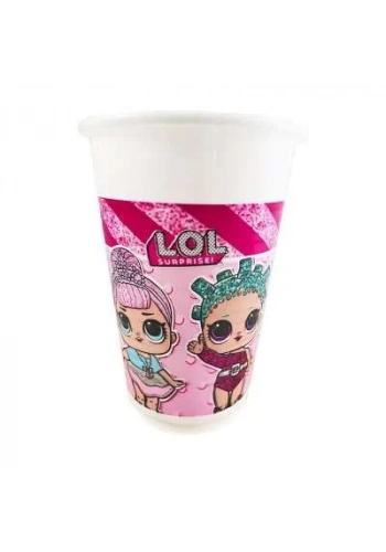 LOL Bebek Plastik Bardak 8 Adet