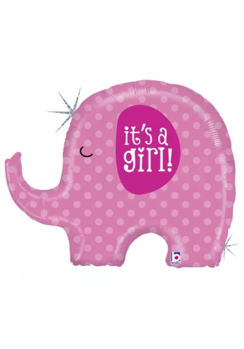 It is a GIRL Elephant Folyo Balon 81 cm