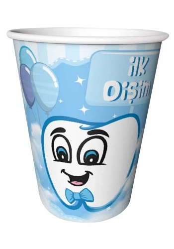 İlk Dişim Erkek Bardak 8 Adet