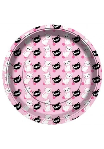 Kedicikler Pembe Tabak 8 Adet