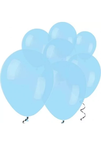 Makaron Mavi 10 Lu latex Balon Küçük Boy