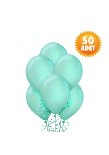 Mint Yeşili 50 Li Latex Balon