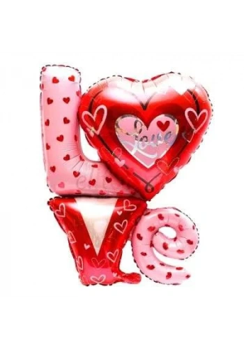 LOVE Folyo Balon
