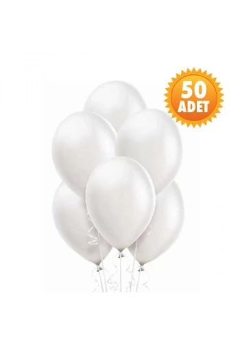 Beyaz 50 Li Latex Balon
