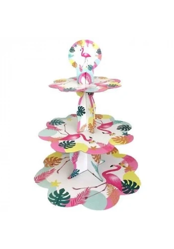 Flamingo Cupcake Standı